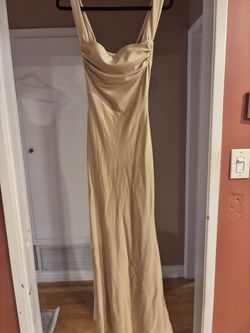 Homecoming / Formal Dress  Gold Girls/ Women  Size Small 