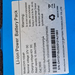 WOW!!! USED 37V DC Scooter Battery FOR SALE