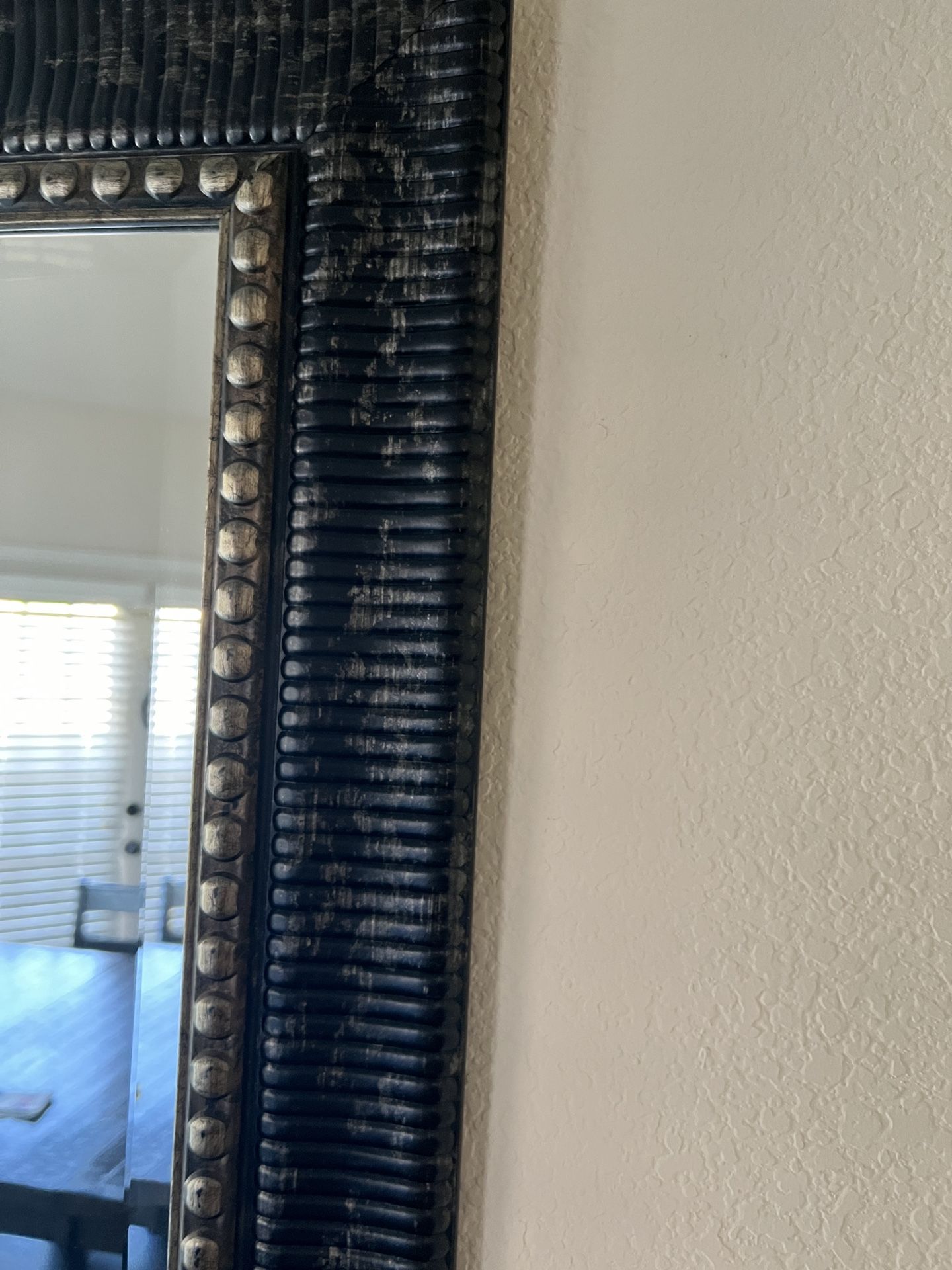 Brown Rectangle Wall Mirror