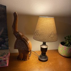 Carved Wood Elephant.decor. Luck. 