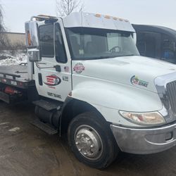 2006 International Dt466 Roll Back Tow Truck 
