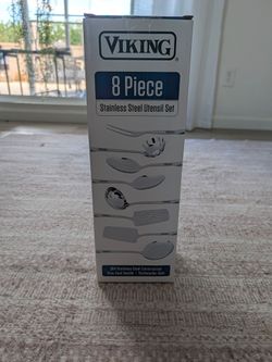 Viking 8-Piece Stainless Steel Utensil Set BNIB