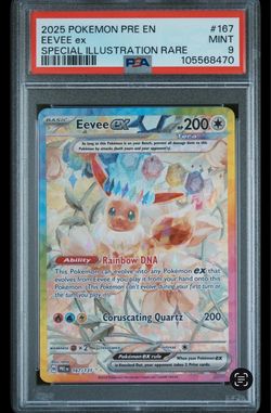 PSA 9 Eevee ex #167/131 Special Illustration Rare – Prismatic Evolutions