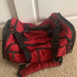 Red Victorinox Duffle Bag 20” x 12” x 11”