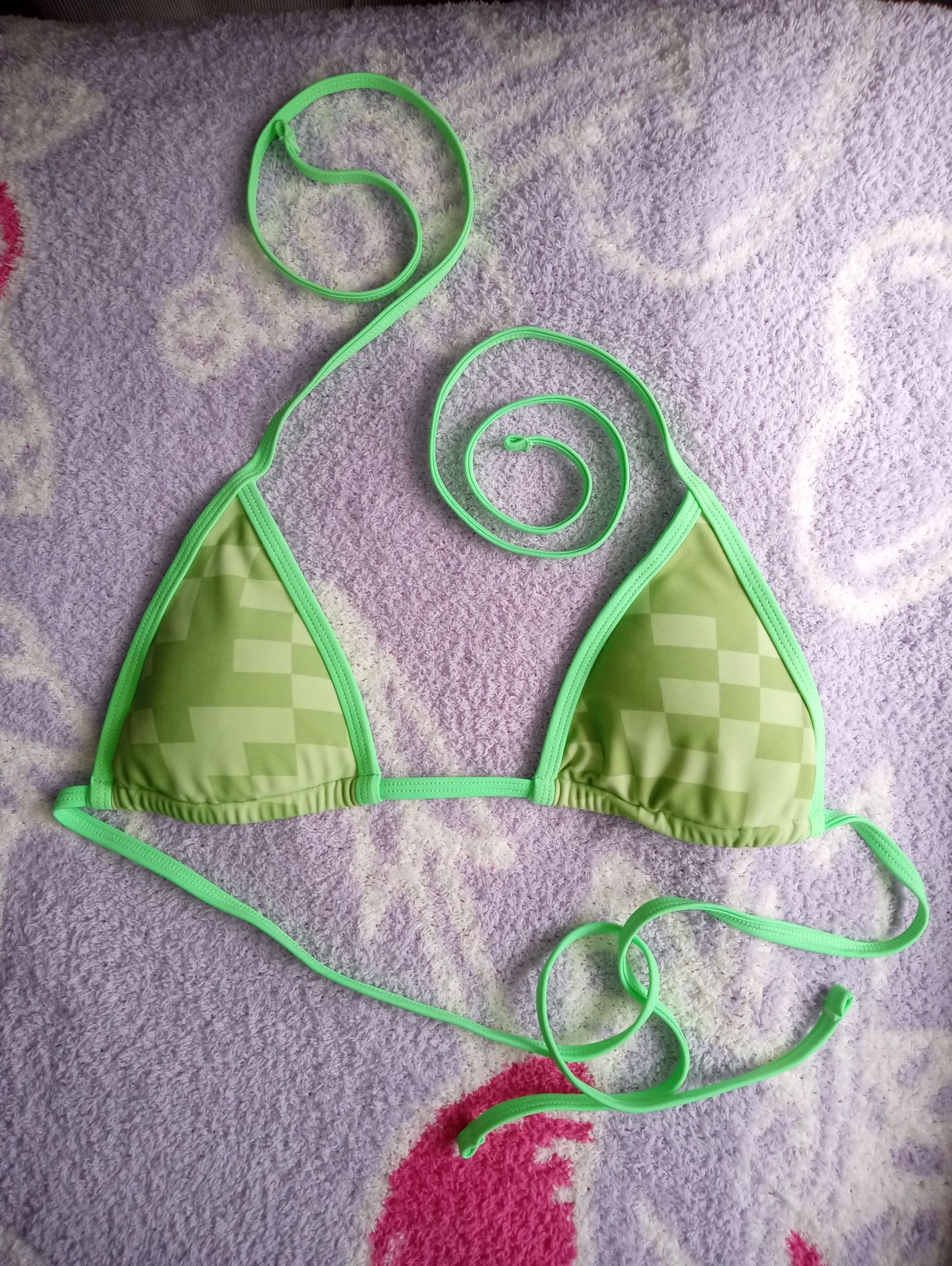 green blackbough bikini