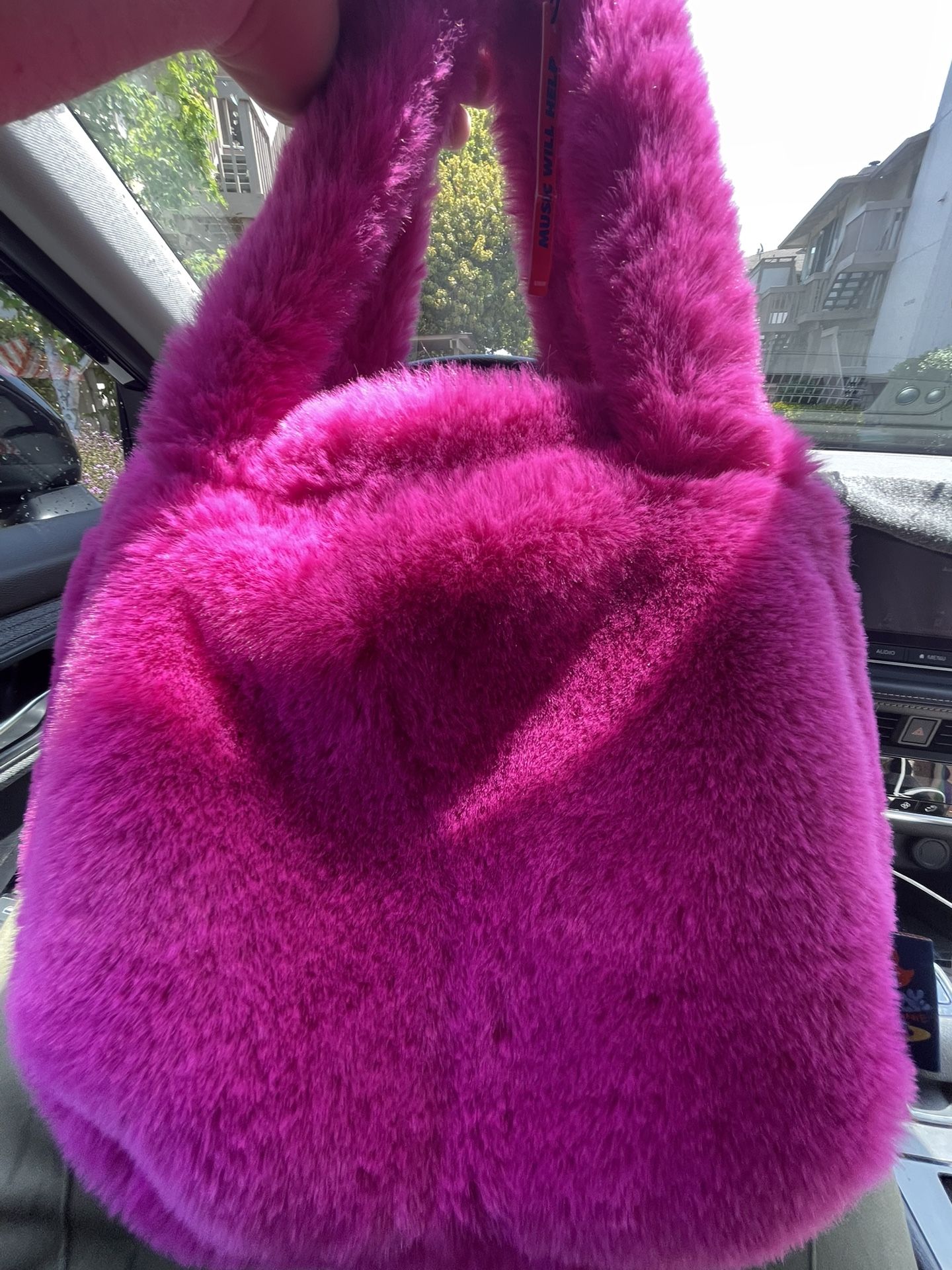 UNIF hot Pink Handbag New Mint
