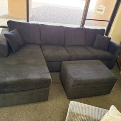 Sectional And Ottoman 