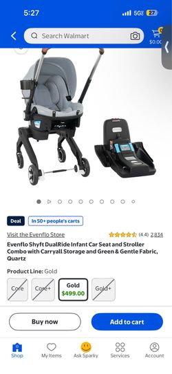 Infant stroller and car seat