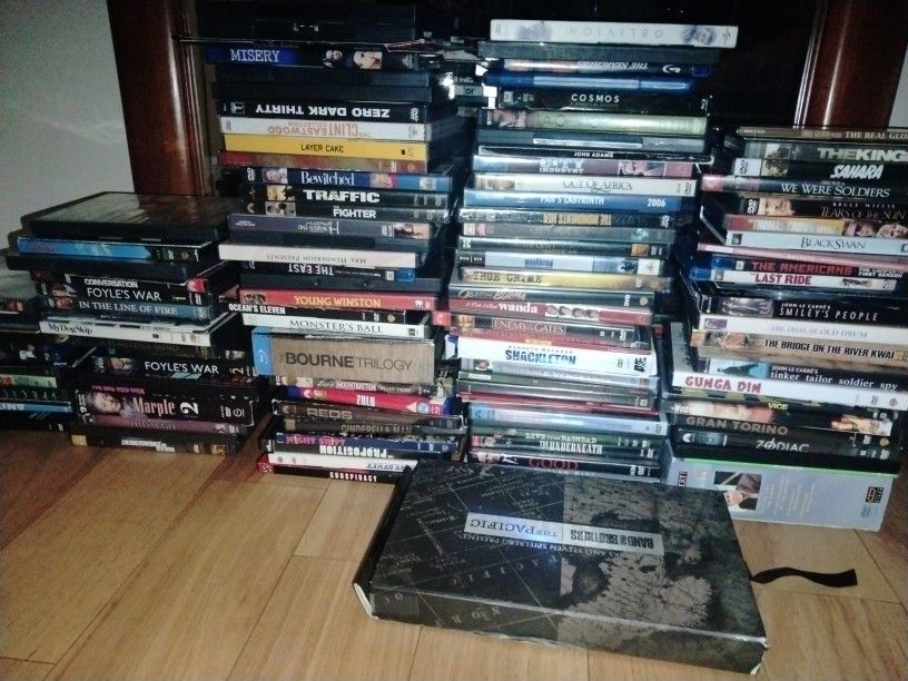 **A WHOLE BUNCH OF DVD'S!!! Definitely Over 100 For $30