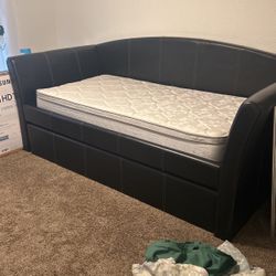 Futon Twin Bed With Storage Or Made For Extra Bed