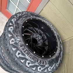 Chevy/Ford Hardrock Rims 20x12