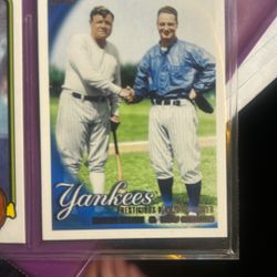 Babe Ruth, Lou Gehrig Baseball Card