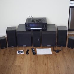 Pioneer / Kenwood 7.2 surround sound receiver & speakers