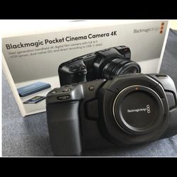 Black magic pocket cinema camera