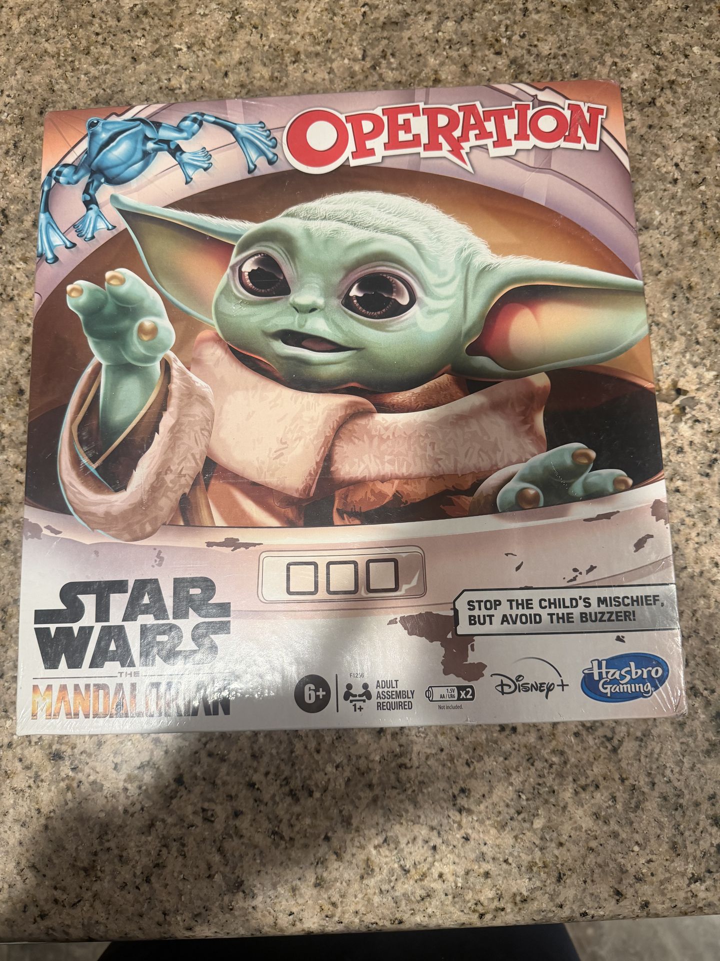 Hasbro Gaming Operation Game: Star Wars The Mandalorian Edition Board Game for Kids