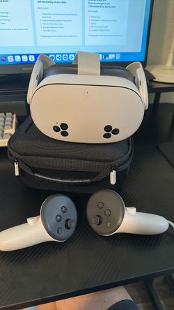 Meta Quest 3s with carrying case