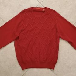 Women’s IZOD Cable Knit Sweater Size XXL Red