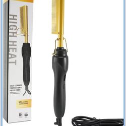 JoyfulExist Wet and Dry Electric Copper Comb/Hair Straightener, is a Good Hair Partner (Hair Straightener)