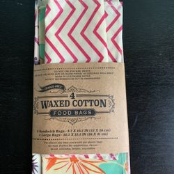 Wax Food Bags