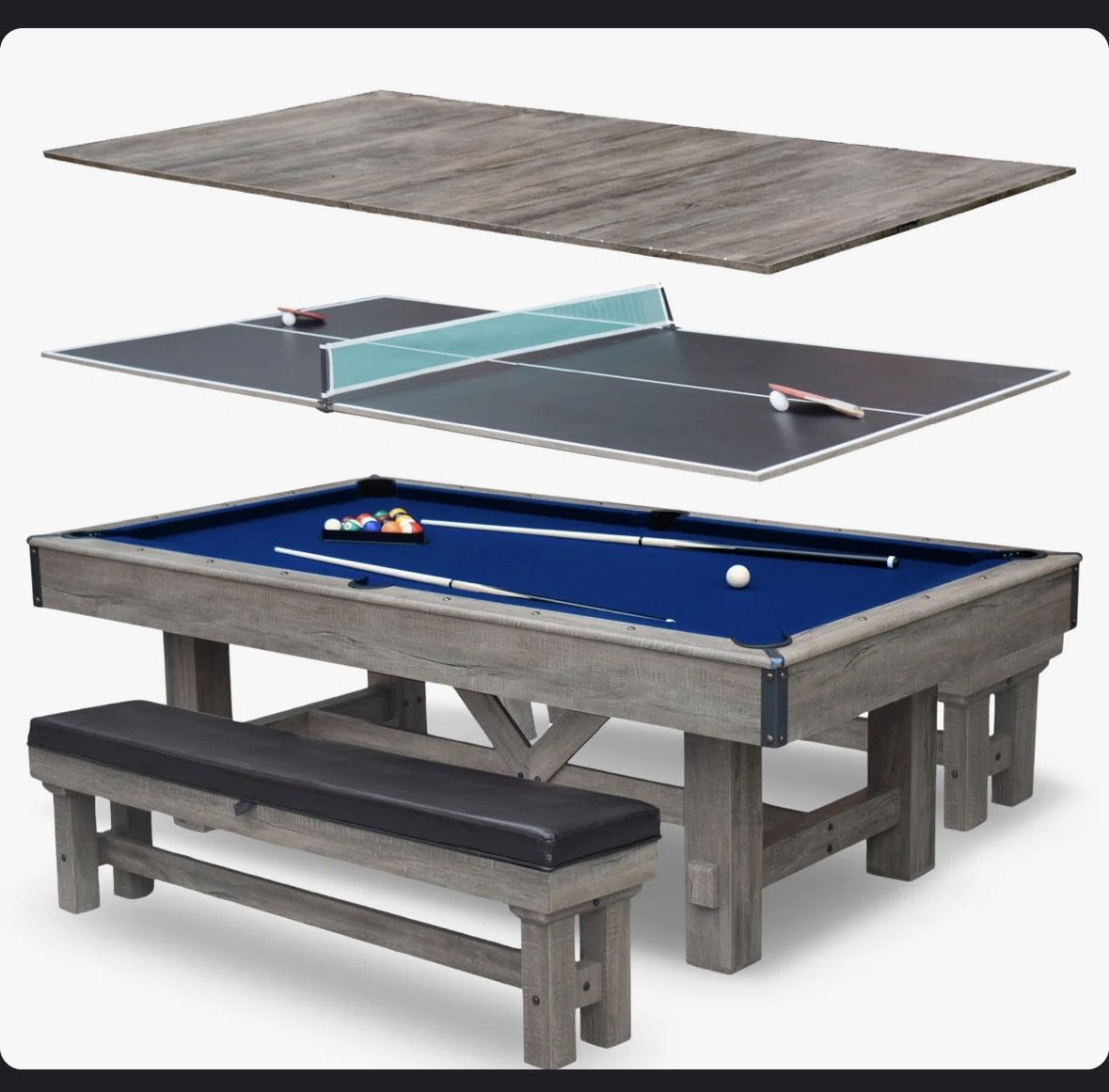 3 In 1 Pool Table