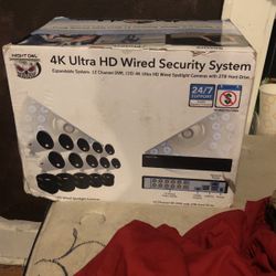 Night Owl CCTV Video Home Security Camera System with 10 Wired 4K Ultra HD Indoor/Outdoor Cameras with Night Vision (Expandable up to a Total of 12 Wi