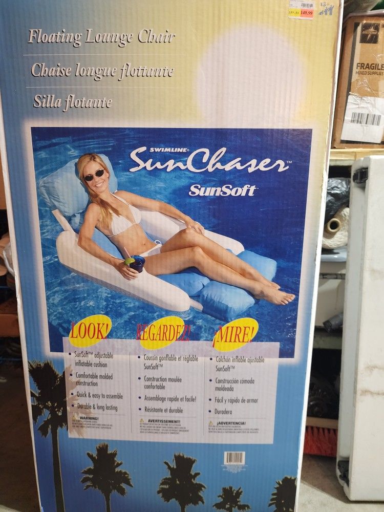 Pool Float Lounger Chair Sunchaser Sun Soft