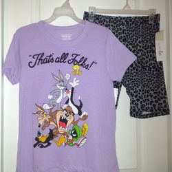 Looney Tunes Shirt &  Shorts 