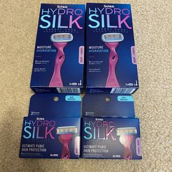 2 Schick Hydro Silk Razor with 2 Refills