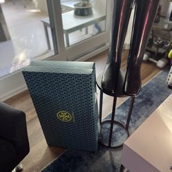 Tory Burch 20mm knee High Square Toe Boot (Black)