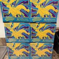 Pokémon center ascended heroes elite trainer boxes (6) 