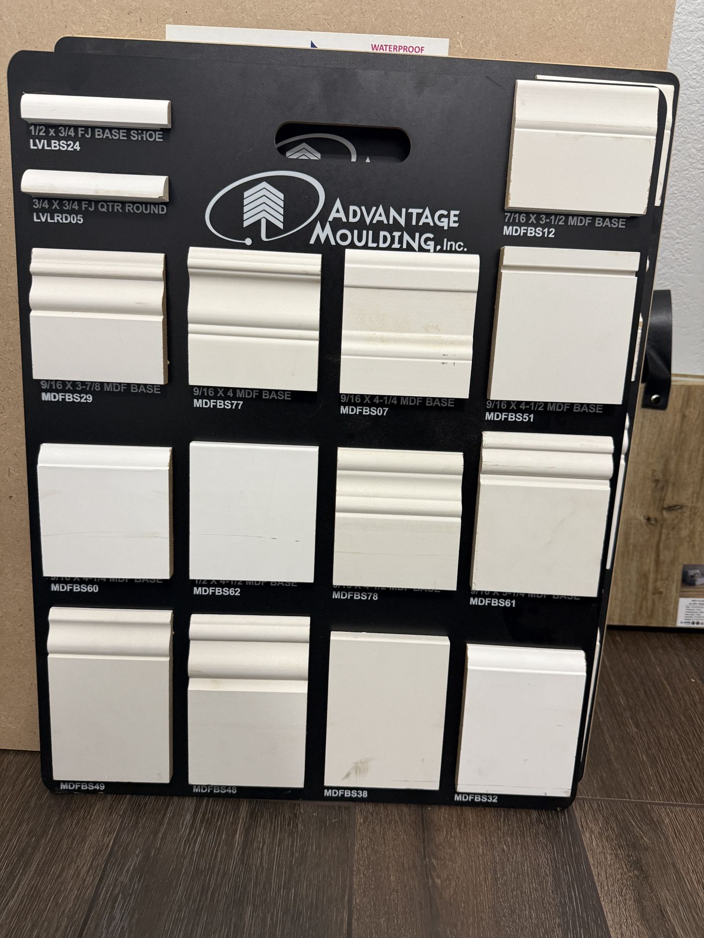 MDF baseboard