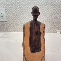 Hand Carved African Tribal Bust