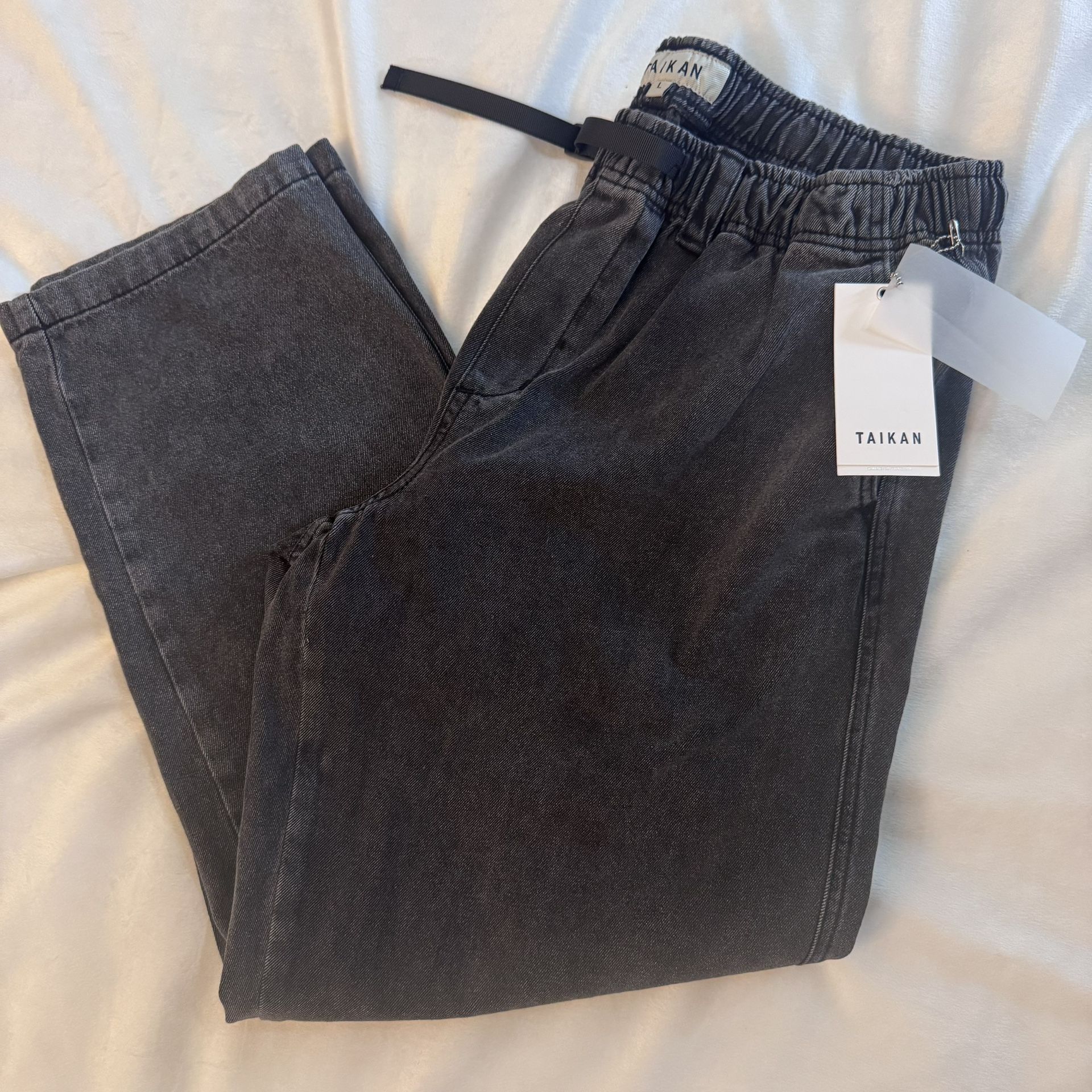 Taikan Chiller Belted Loose Fit Denim Pants