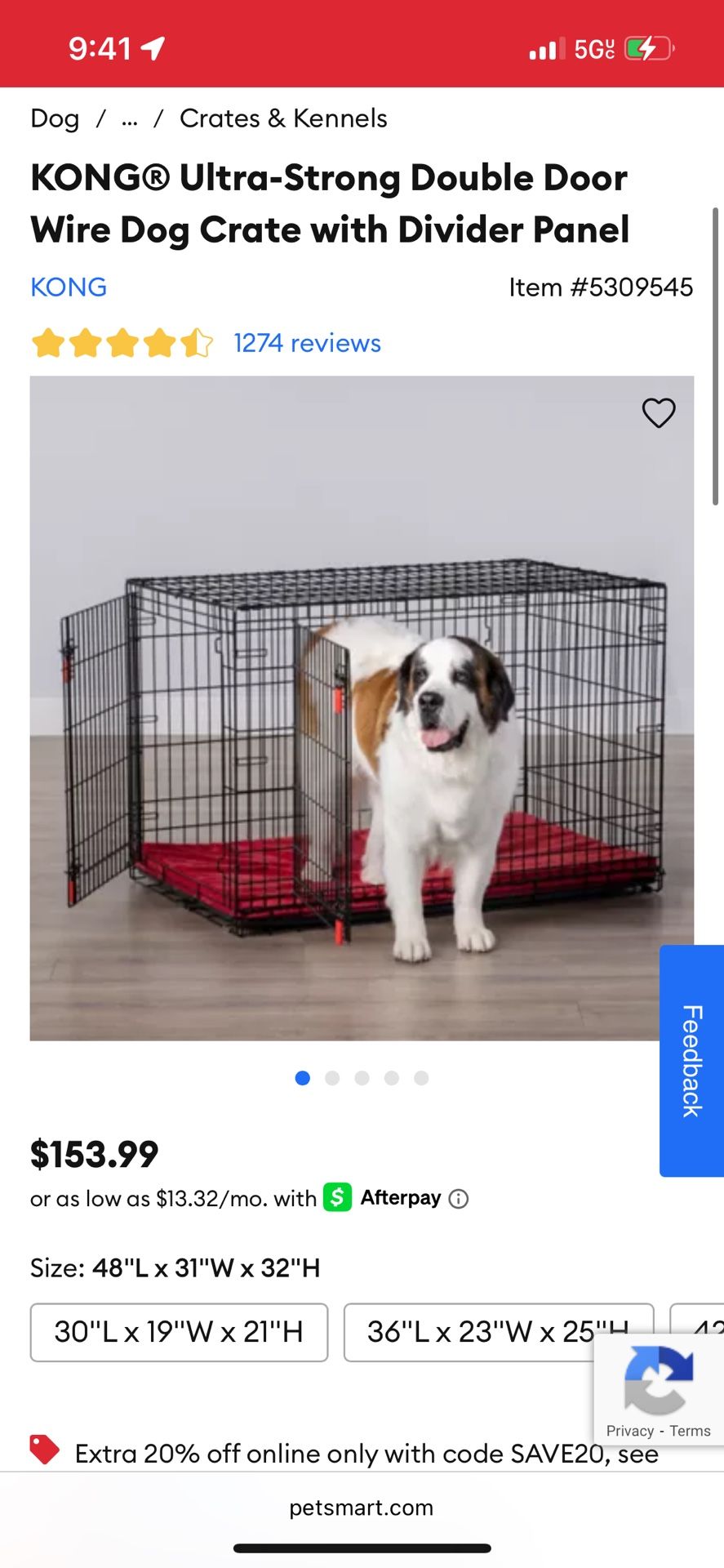 Dog Crate KONG XL