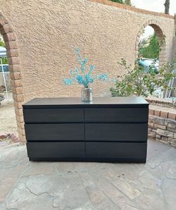 IKEA black dresser