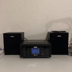 RCA Bluetooth Speaker, CD Player, & Radio 