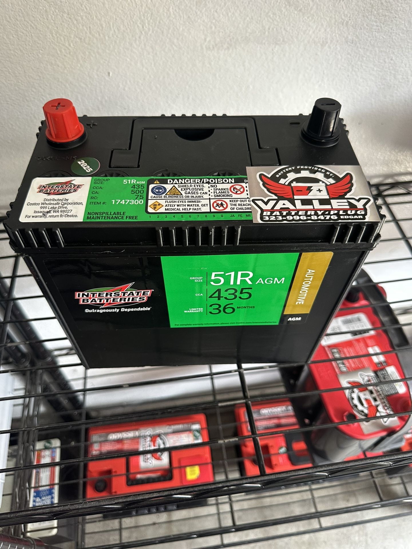 Honda Battery Group 51R AGM