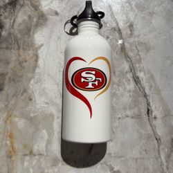49ers 600ml Water Bottle