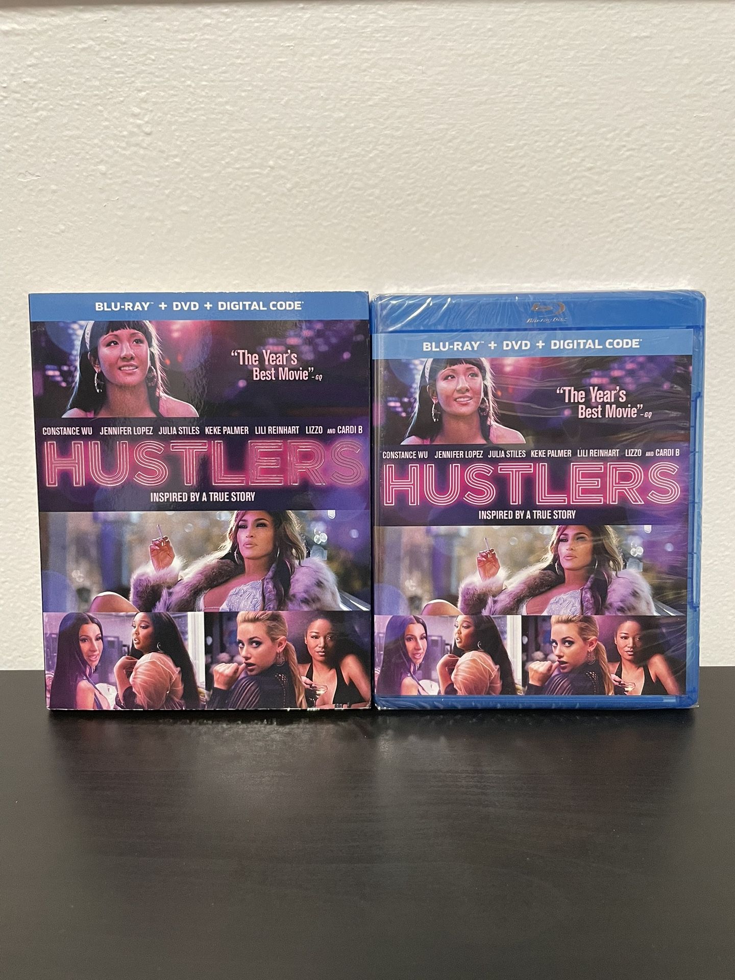 Hustlers Blu-Ray DVD 2 Disc Combo NEW SEALED Jennifer Lopez Lizzo 2019