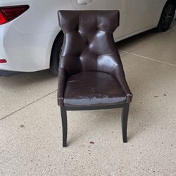 Free Brown Wingback Chairs X2