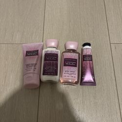 Bath and body works mini set