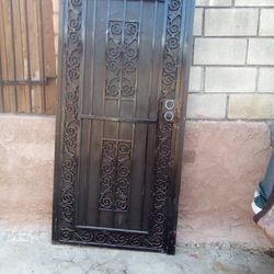 Puerta De Metal Para Casa Reforzada Nueva 36x 80 34 X 80 Este De Los Ángeles