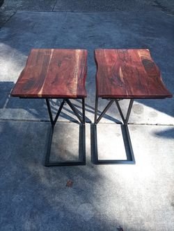 Side Tables, Pair