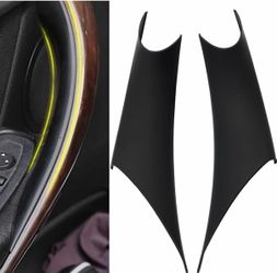 2PCS BMW F30 F31 F34 F80 Door Handle Covers Black 320i 328i 330i 335i 2012-18
