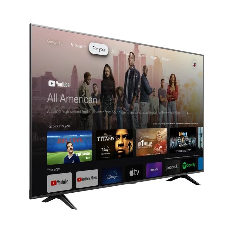 Phillips 75 Class 4K Ultra HD (2160) Google Smart LED TV (75PUL7552/F7)