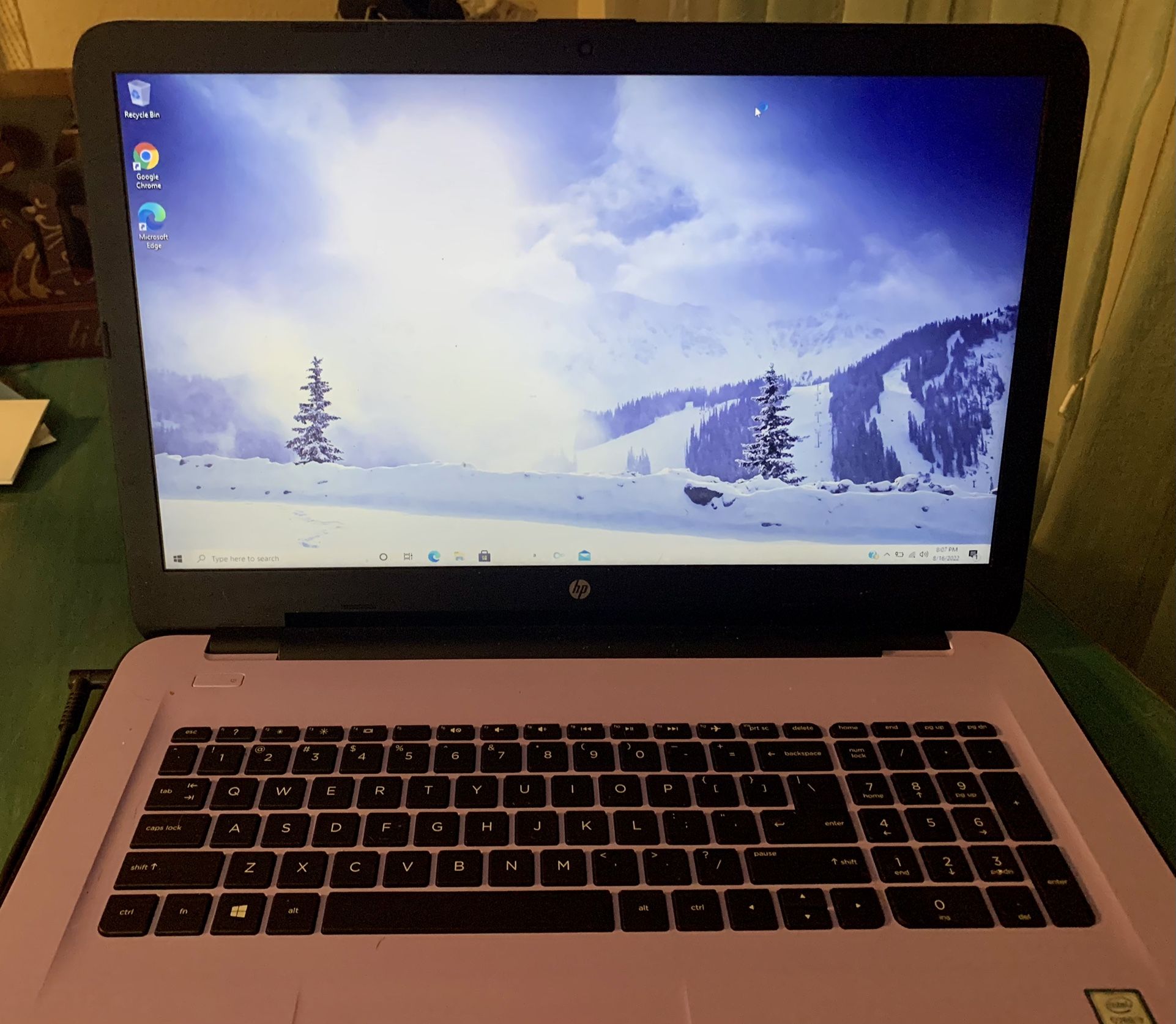 HP Laptop Purple  15inch  Screen