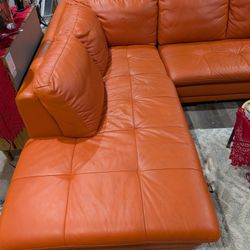 Italian Leather Sectional