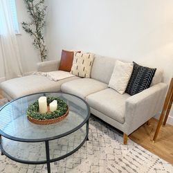 West elm Oliver sectional couch