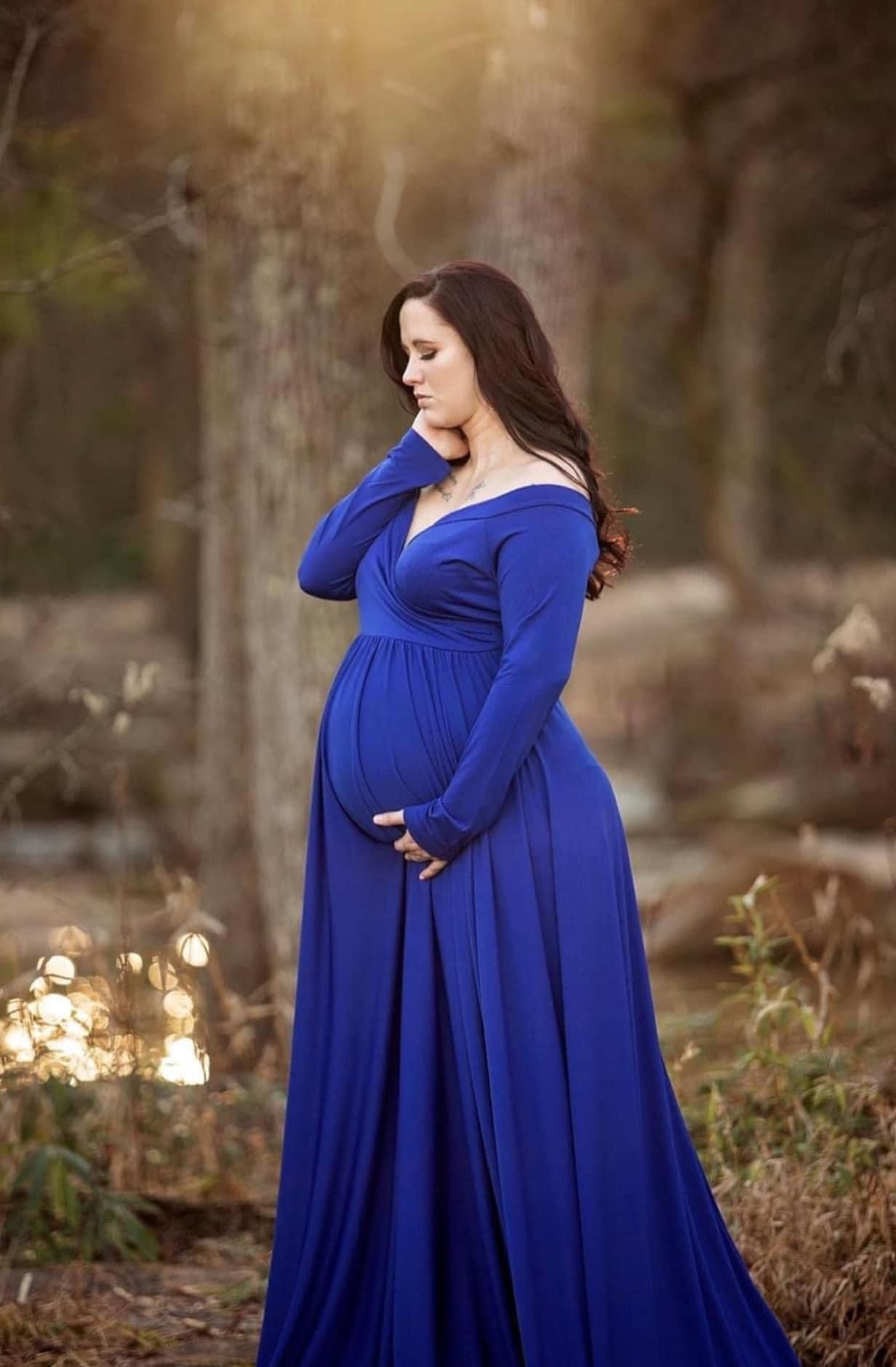maternity photo dresses baby shower dresses blue