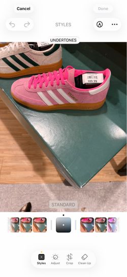 Adidas Spezial Pink Suede Sneakers